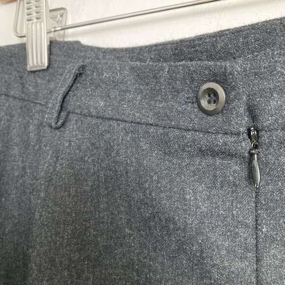 Vintage Talbots Wool Maxi Skirt 14 Fits like 10-12 Women Black Modest Elegant - Picture 9 of 12